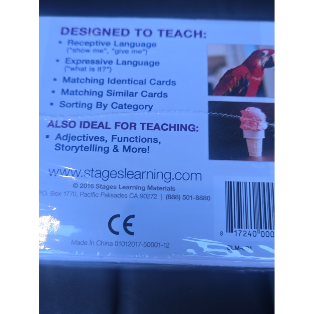 Stages Language Builder Picture Noun Cards 350 Autism Flashcards ABA Speech Ther - Picture 6 of 9